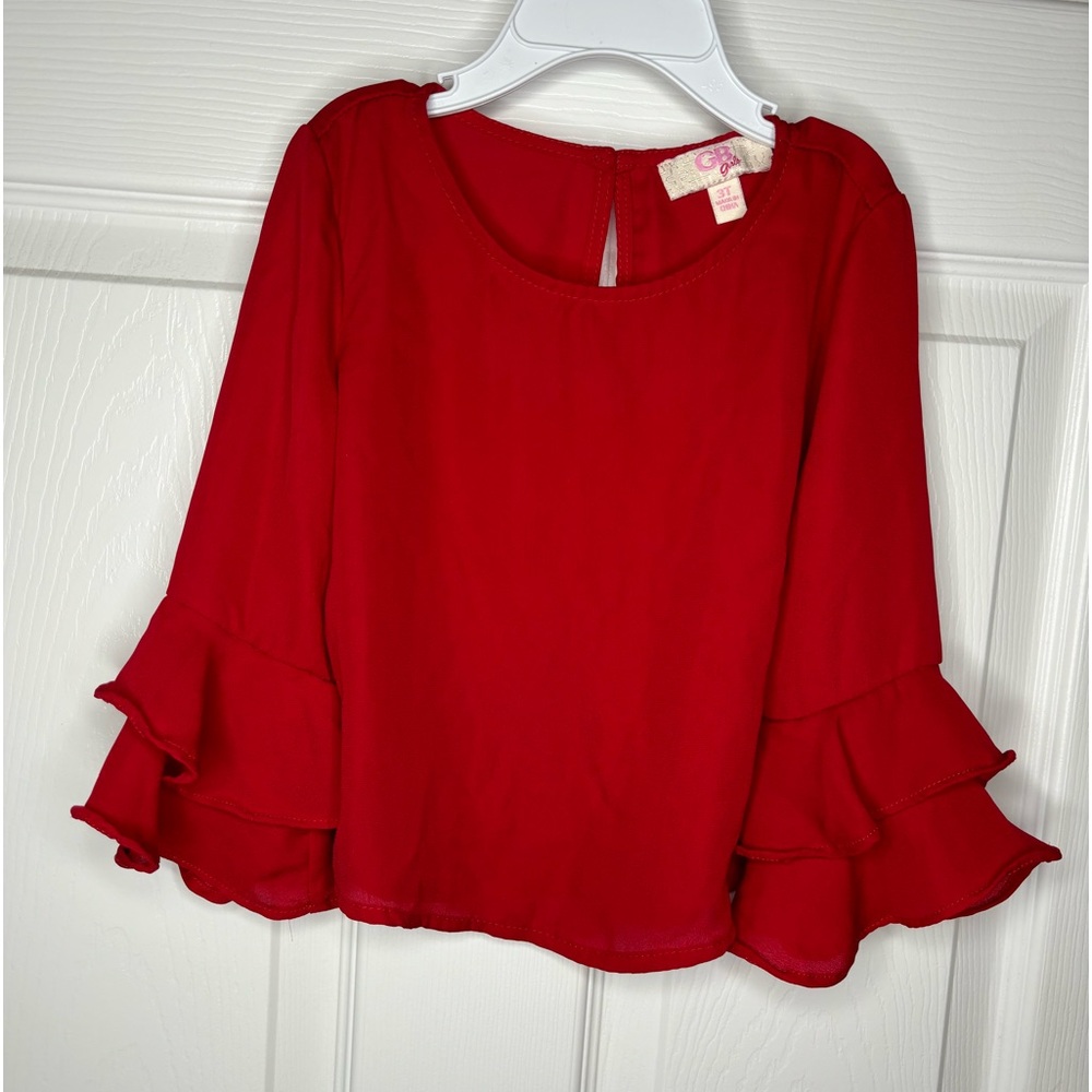 GB girls 3t red shirt